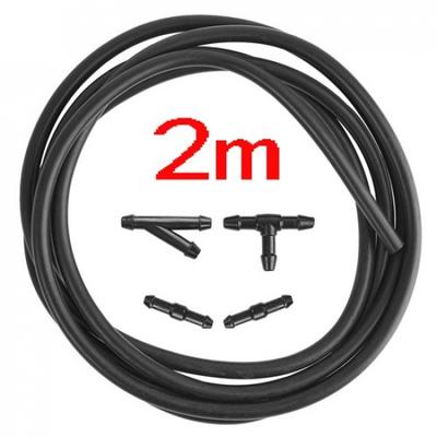 Rear Front Windshield Wiper Washer Nozzle Hose Tube T Y Straight Connectors Pipe