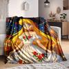 1pc Sailor Moon Flannel Blanket [Cozy Throw Blanket] For Sofa, Bed, Travel, Camping, Livingroom, Office, Couch, Chair, And Bed