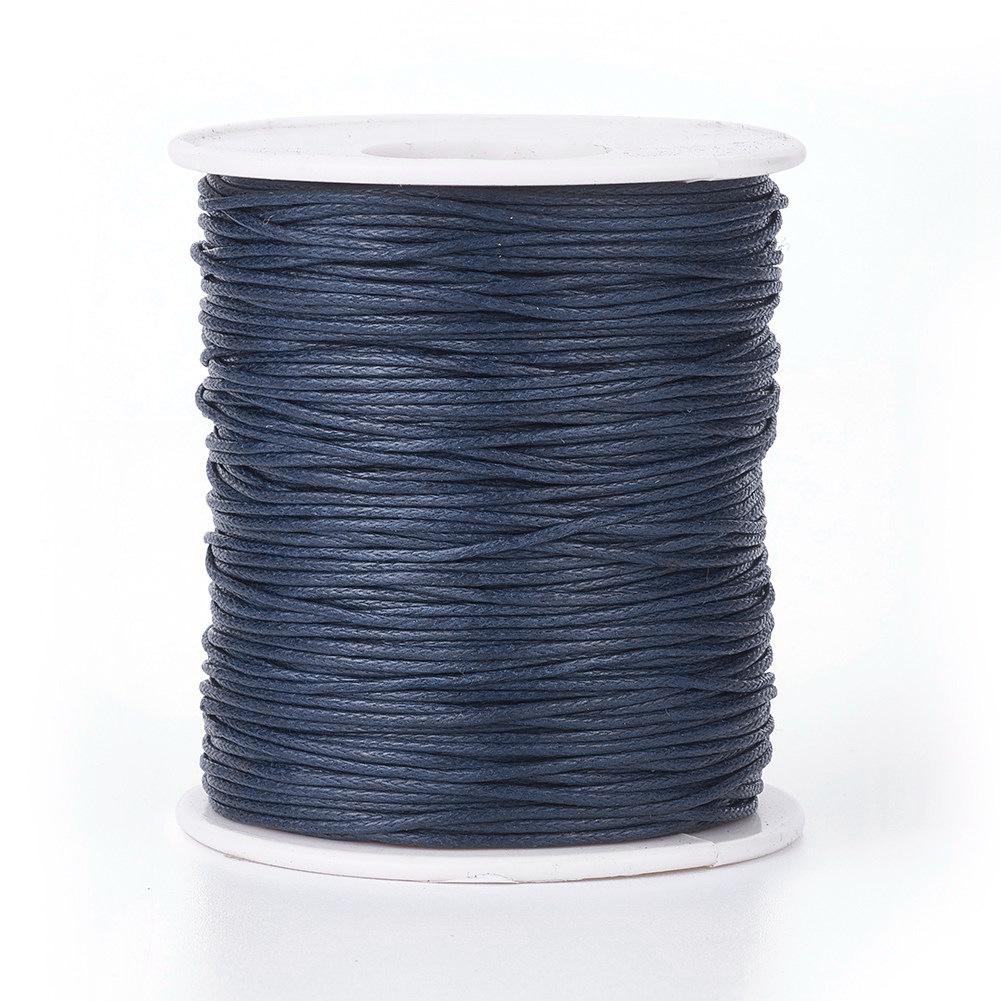 Wenwan Korean Wax Thread Leather Cord for DIY Bracelet and Necklace Crafting