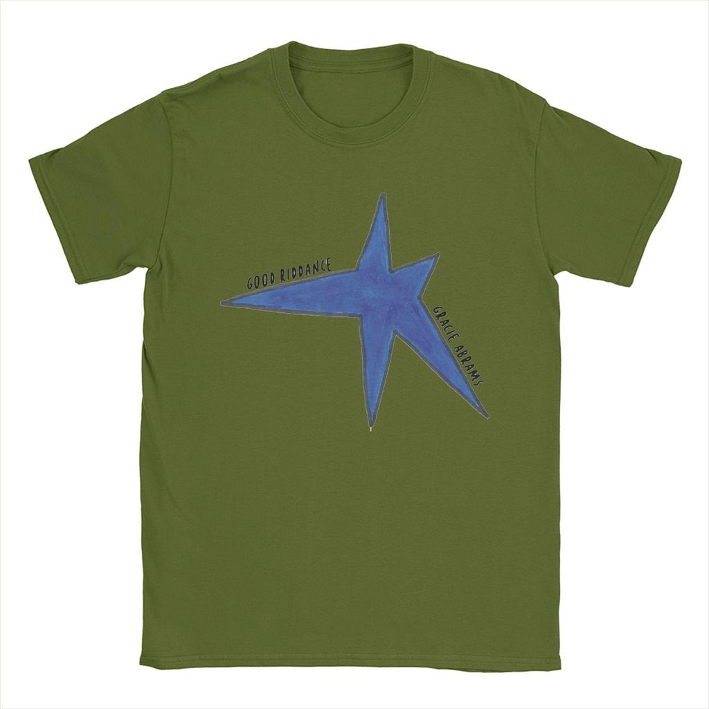 Good Riddance Gracie Abrams Star T Shirts Men 100% Cotton Unique T-Shirt Round Neck Tees Short Sleeve Tops Plus Size