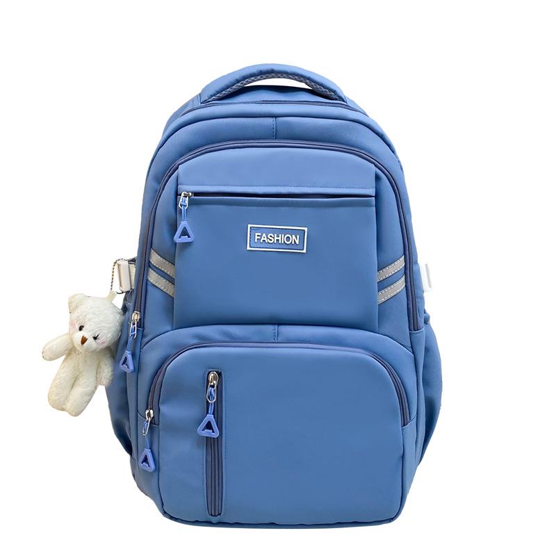 

Women s Trendy Multi-Functional Casual Travel Backpack 46x32x15 cm with pendant синій