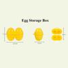 Organizer Case Outdoor Camping Storage Box Egg Holder Picnic Egg Box Container Egg Storage Box