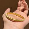 Star Sparkling Brushed Bracelet for women New in Ancient Gold Craftsm Sparkling Exquisite Opening bangles Banquet  Gift