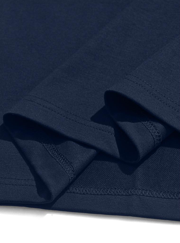 Mens Stand Collar Button Short Sleeve Business Casual Solid Polo Shirt