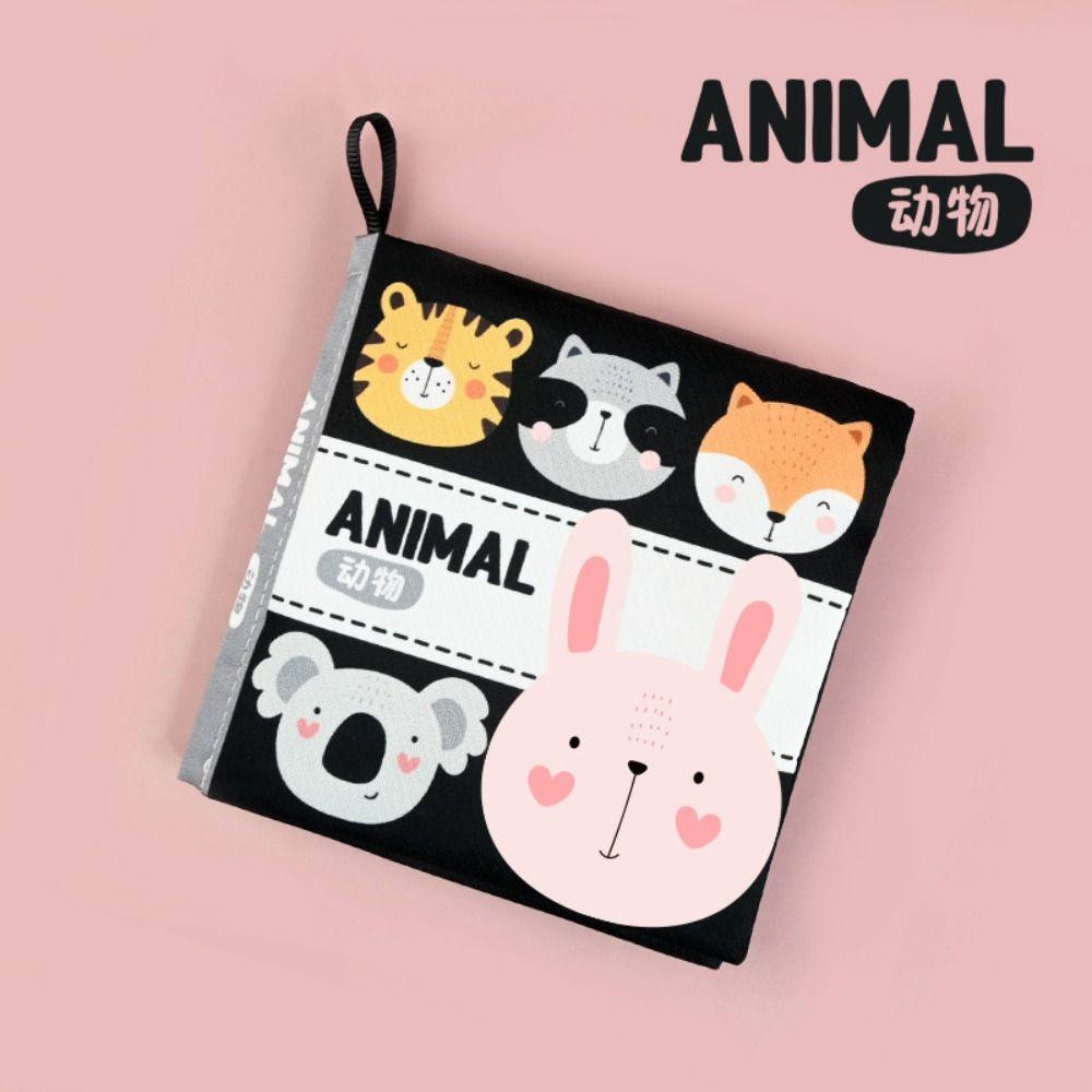Not Be Torn Baby Cloth Book Interactive Soft Infant Book Toddler Toy Baby Words Book Parent-child