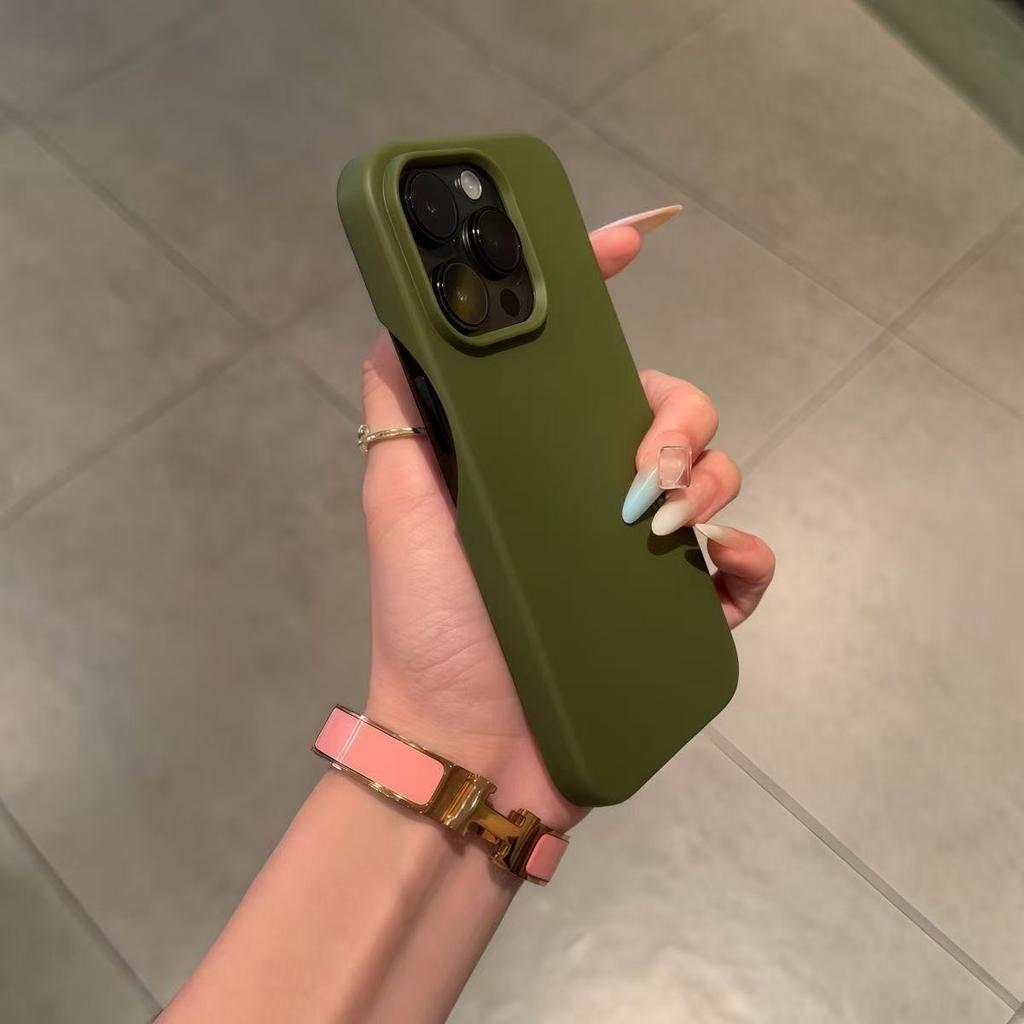 Solid Color Semi-enclosed Frosted Case for IPhone 17 Pro Max, Shockproof Phone Case, Soft Protective Case for Apple 12 Pro