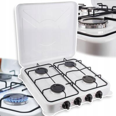 Portable Gas Stove Piezo Tourist 4 Burners 8.8Kw Camping