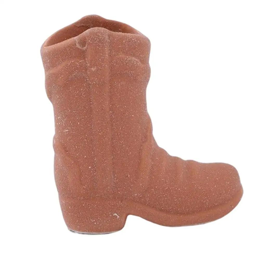 

Cowboy Boot Match Holder With Striker Boho Style Ceramic Match Holder Match Stand Decoration Home Fireplace Kitchen Decorations