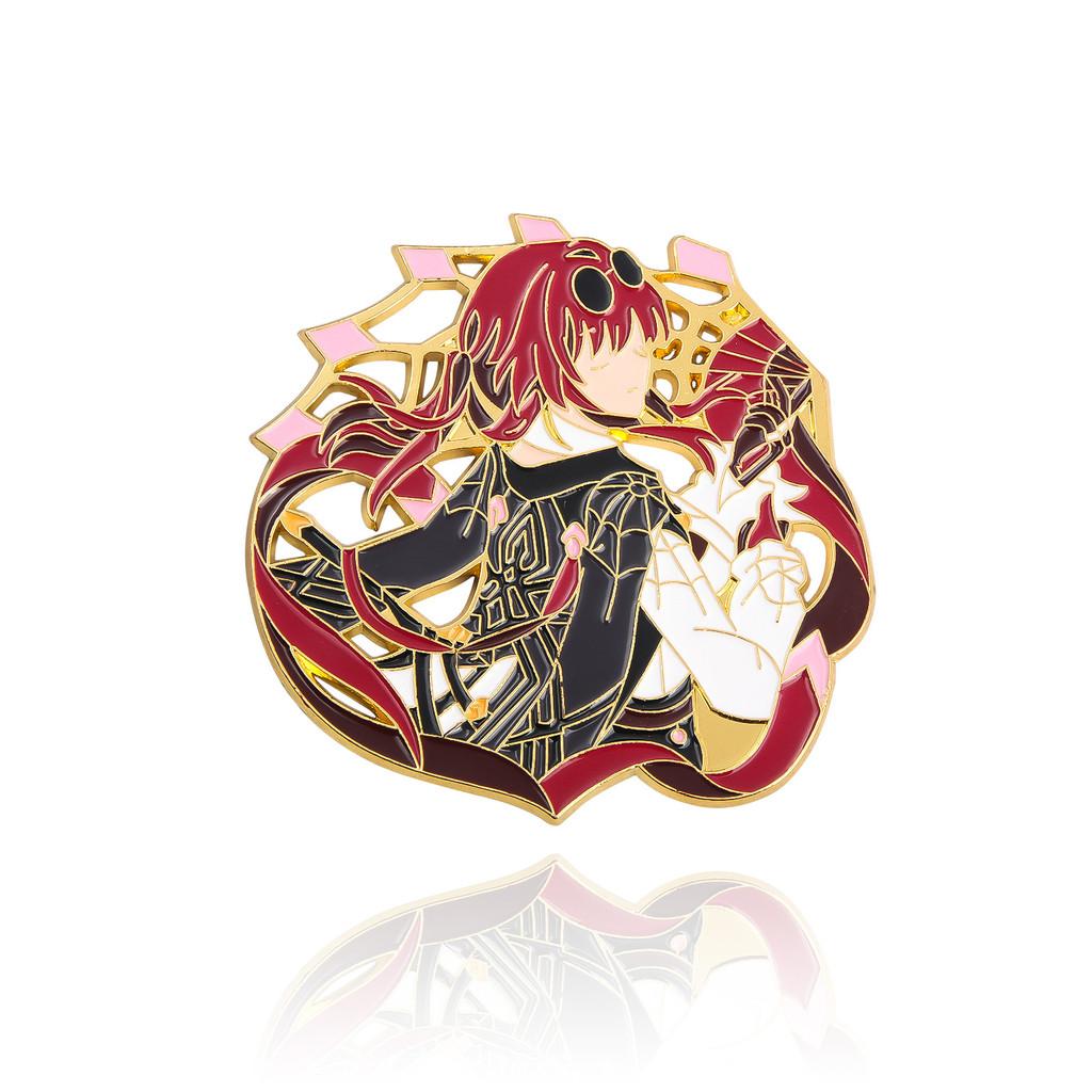 Honkai Star Rail Cartoon Character Brooch Alloy Decorative Pin For Fans
