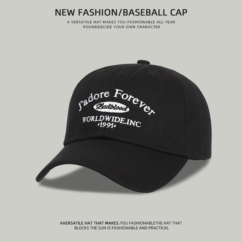 Hat Men's Sunscreen Cap Summer New Trend Brand Spring and Autumn Baseball Cap Women's Face Small Soft Top