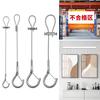 New Stainless Steel Wire Rope Adjustable With Locking Retractable Fastening Hanging Rope