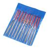 10Pcs Diamond Needle File Set 3x140mm Mini Needle File Kit For Stone Glass Metal Carving Craft Hand Tools Needle File Set