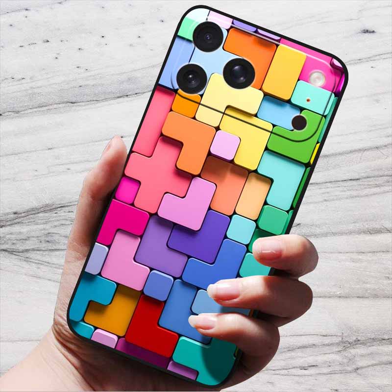 Marble Case For iPhone 16 Pro Max Black Edge Cover For iPhone17 Air 16e iPhone16 Plus Luxury Silicone Phone Cases Soft TPU Bag