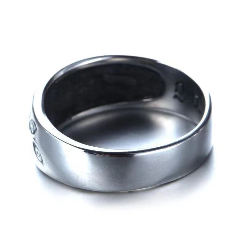 Anime Jujutsu Kaisen Pierścionek Unisex Czarny Pierścionek Martwego Oka Cosplay Moda Osobowość Biżuteria Akcesoria Prezent