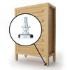 4Pcs Furniture Leg Levelers Support Feet Set With Length Adjustment For Uneven Districts And Home Deck