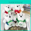 Highland Whimsical West Terrier Plush Keychain Colorful Soft Toy For Relaxation And Playfulness