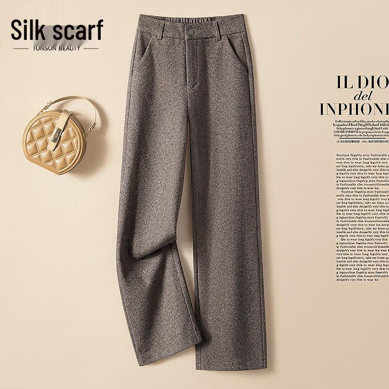 

Sibaishe Women s High-Waisted Wide-Leg Casual Pants XXL