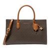 Bolsa Tote Mk Scarlett com Pingente de Cadeado Logo Feminina Castanho Escuro 30F4GETS2B-BRNA-CORN