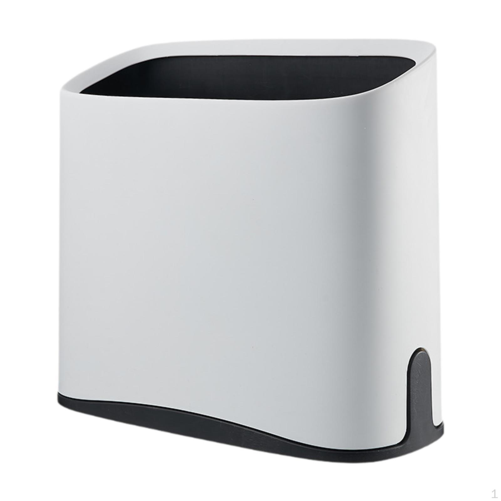 

Dustbin Waste Basket for Bathroom under Desk Shop Office белый