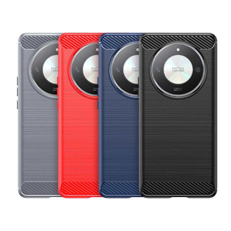 For Huawei Honor X9B Case Cover For Honor X9B Capas New Phone Back Shockproof Bumper Soft TPU Carbon Fiber Cover Honor X9B X9 B