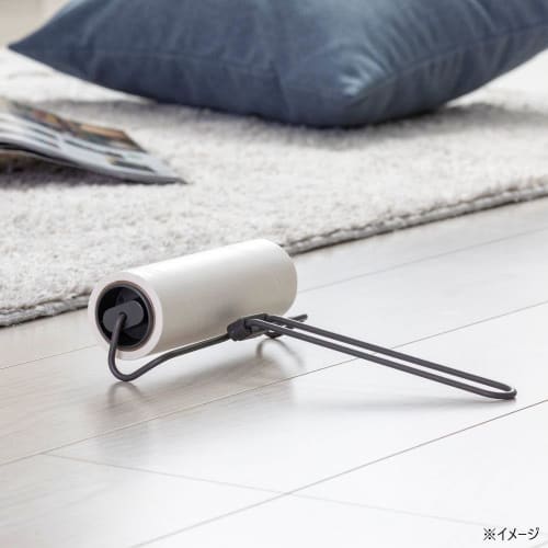 Cainz Carpet Cleaner, Case-Free, 17.6cm Wide x 6.5cm Deep x 25.5cm High, Black, Wire Frame Carpet Cleaner, Sticky Cleaner