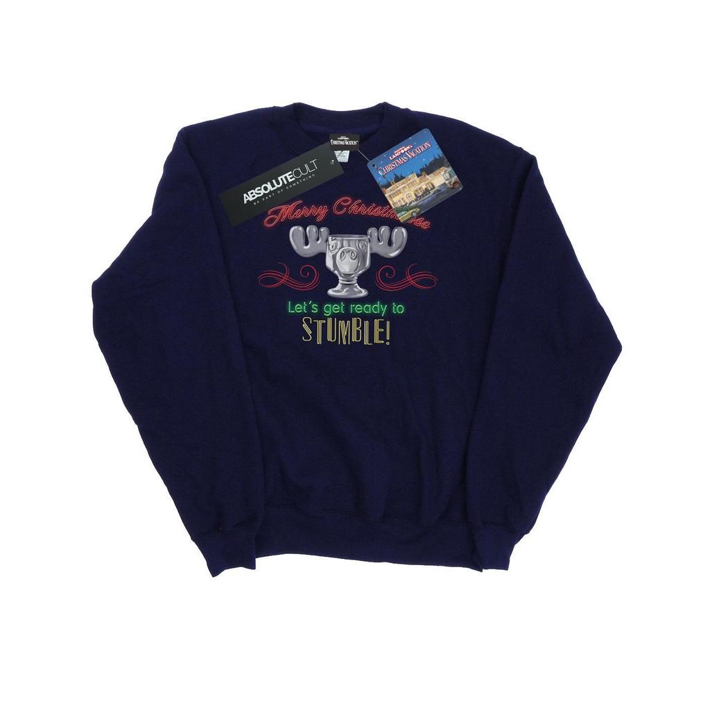 National Lampoon´s Christmas Vacation Womens/Ladies Moose Head Sweatshirt
