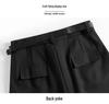 Women's 2024 High-Waist Black A-Line Split Skirt: Elegant, Versatile for Spring & Autumn