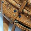 [Pre-Owned] Studded Monogram Print Faux Leather Mini Backpack - Good #1RTZ1QD