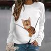Autumn New Women's Loose Round Neck Long Sleeve Sweatshirt