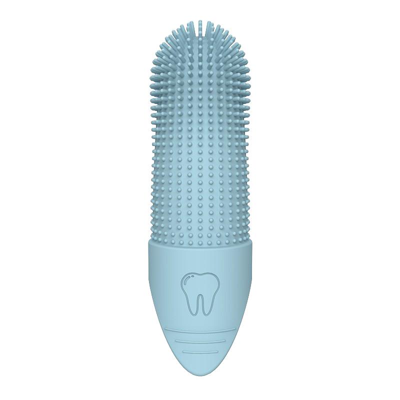 1pcs Dog Toothbrush, 360° Cleaning Finger Toothbrush for Dogs, Food Grade Silicone Dog Finger Toothbrush for Dogs\ Cats Dental