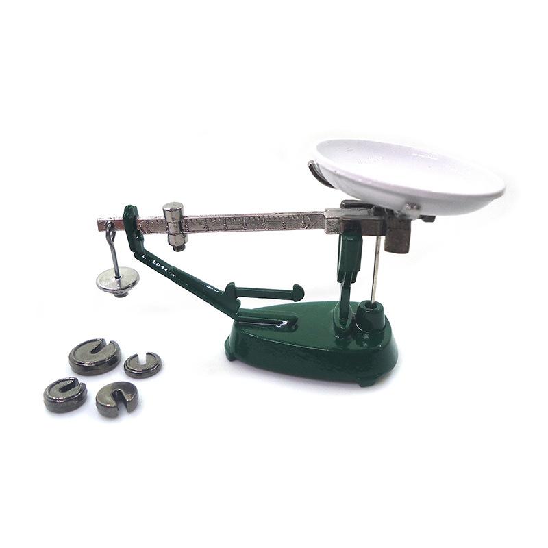 

1 Collection Vintage Disc Scale Model Instructive 1/12 Dollhouse Miniatures Weight Scale Toy Pretend Enjoy Doll House Accessories