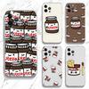 N-Nutella Chocolate Phone Case For iPhone 15,14,13,12,11 Plus,Pro,Max,XR,XS,X,7,8 Plus,SE,Mini Transparent Silicone Soft