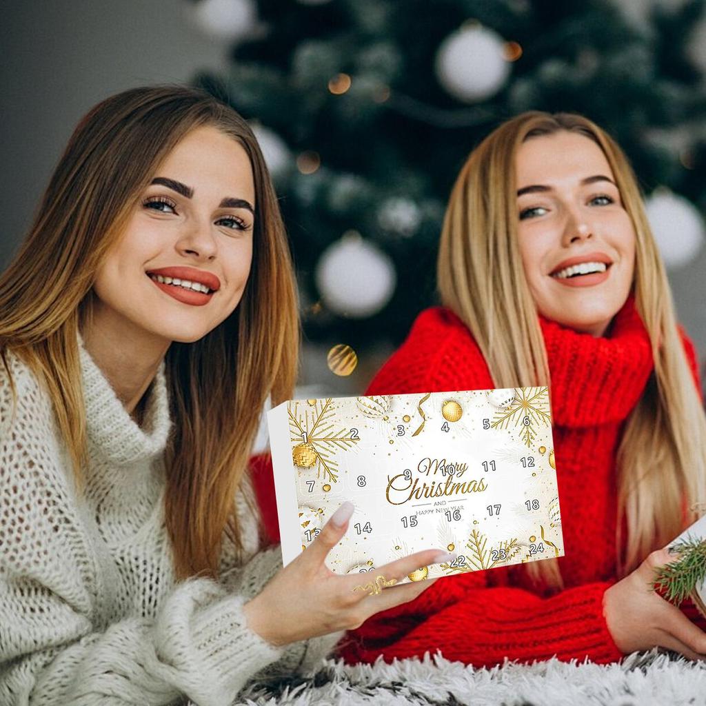 Christmas Calendar 24 Days Jewelry Fashion Bracelet For Women Girls Daughter Girlfriend Holiday Party Date Gathering Wedding
