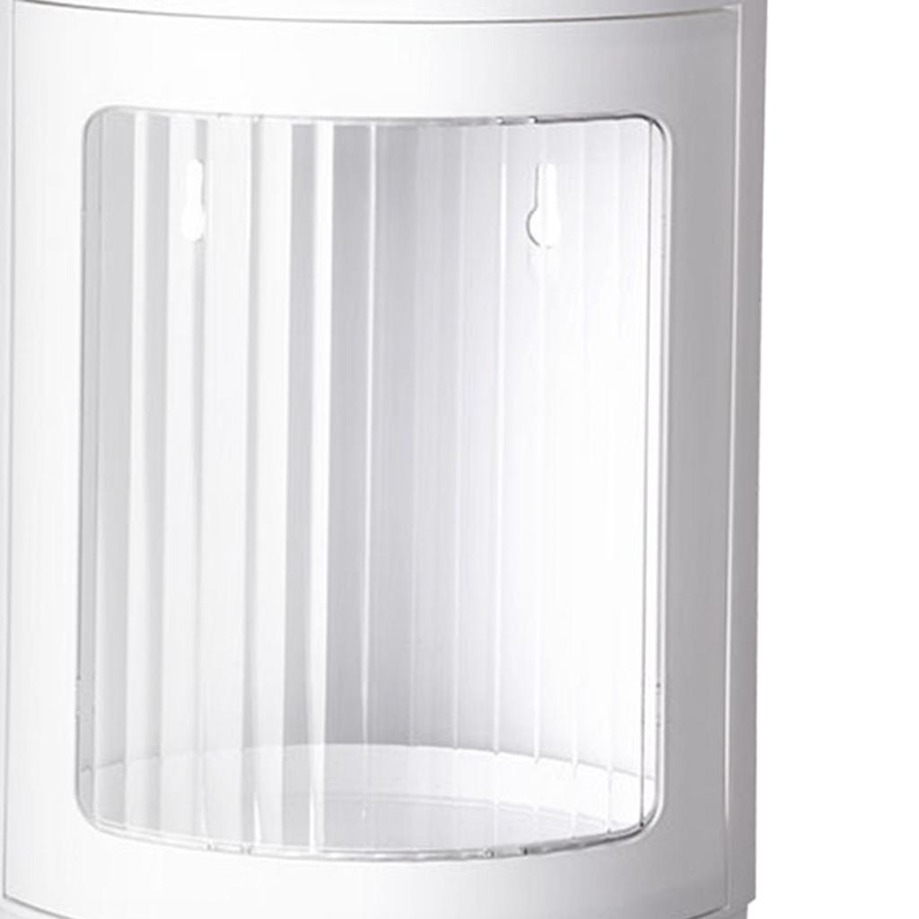 Bathroom Locker Cosmetic Storage Rack Large Capacity Degree Rotating for Countertop Vanity Tray