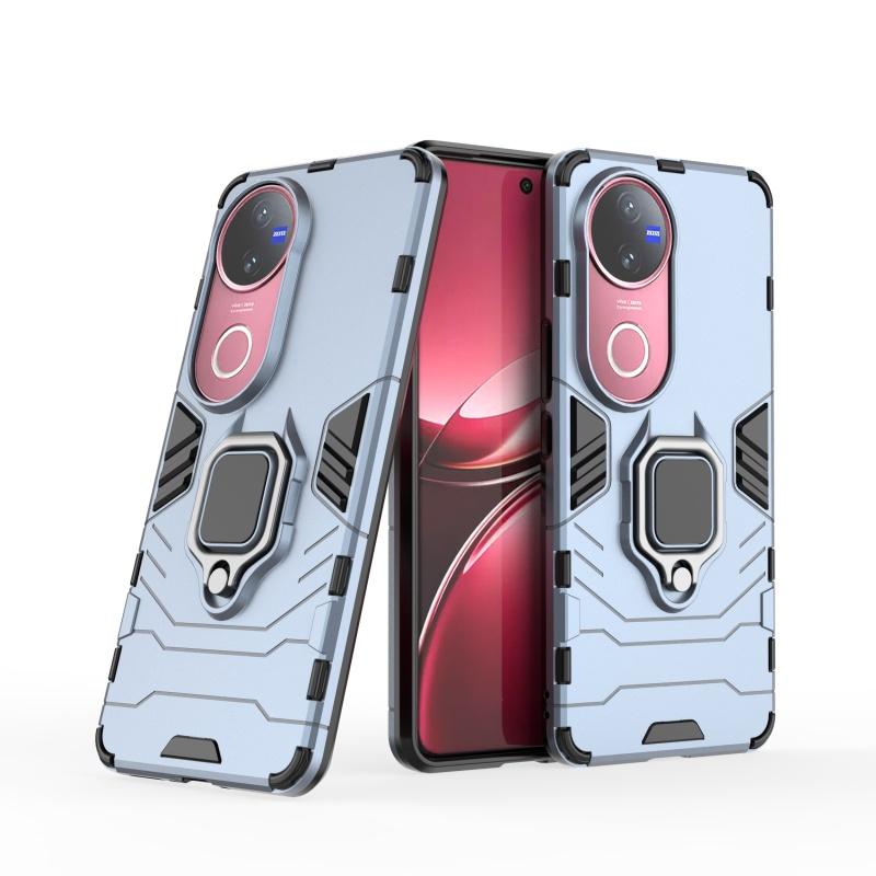 Für Vivo V50 Hülle Abdeckung Vivo V50 Capas Handy Bumper Rückseite Armor PC Stoßfest Voll Ringhalter Magnetisch Für Fundas Vivo V50 V 50