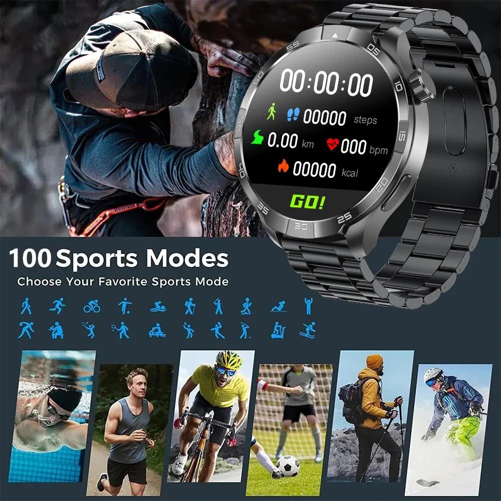 2026 Smart Watch Always Display AMOLED NFC Bluetooth Call GPS Trajectory Waterproof 1.85" AMOLED HD Health Sport Smartwatch Men for Android IOS