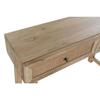 Table d'appoint - Bois de manguier - 120 x 35 x 77 cm - Marron - 2 tiroirs pratiques