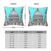 St Pauls Cathedral Square Pillowcase Polyester Linen Velvet Printed Zip Decorative Pillow Case Home Cushion Cover 18"