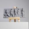 Retro Grekisk Mytologi Cement Relief Skulptur Väggkonst Figur Modell Modern Minimalistisk Hem Skrivbordsdekor Unik Presentidé Prydnad