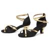 Professionella KvinnorBallroomdansskor Inomhus Latindansskor Salsa Mellanklack 5cm