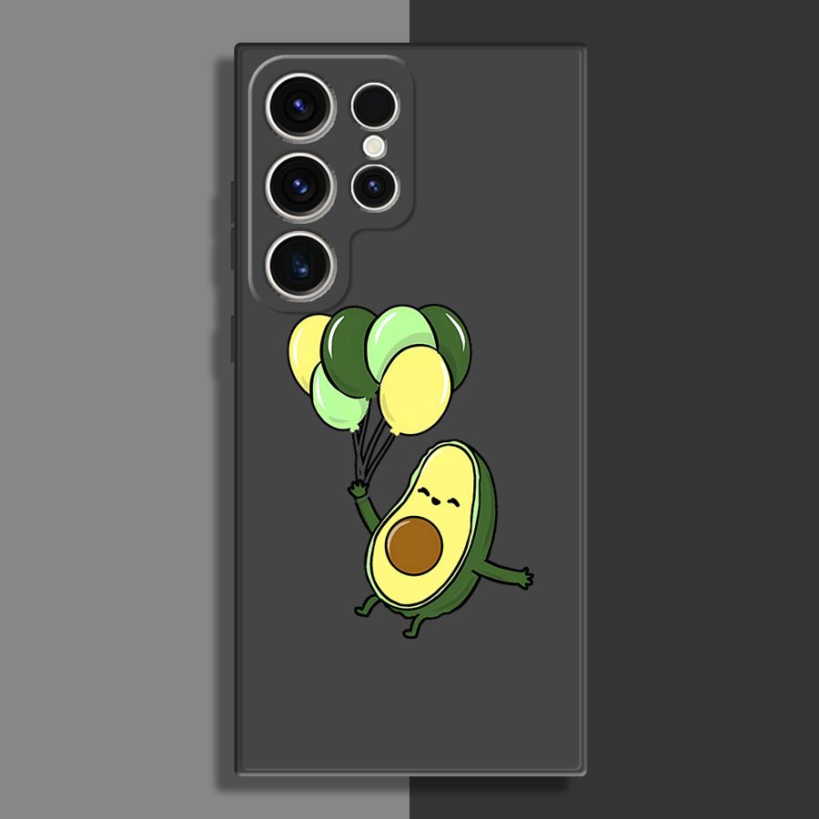 Unique Avocado Phone Case for Samsung Galaxy S25 S24 23 S22 Plus S21 S20 Ultra S20 S24 S23 S21 FE Cover