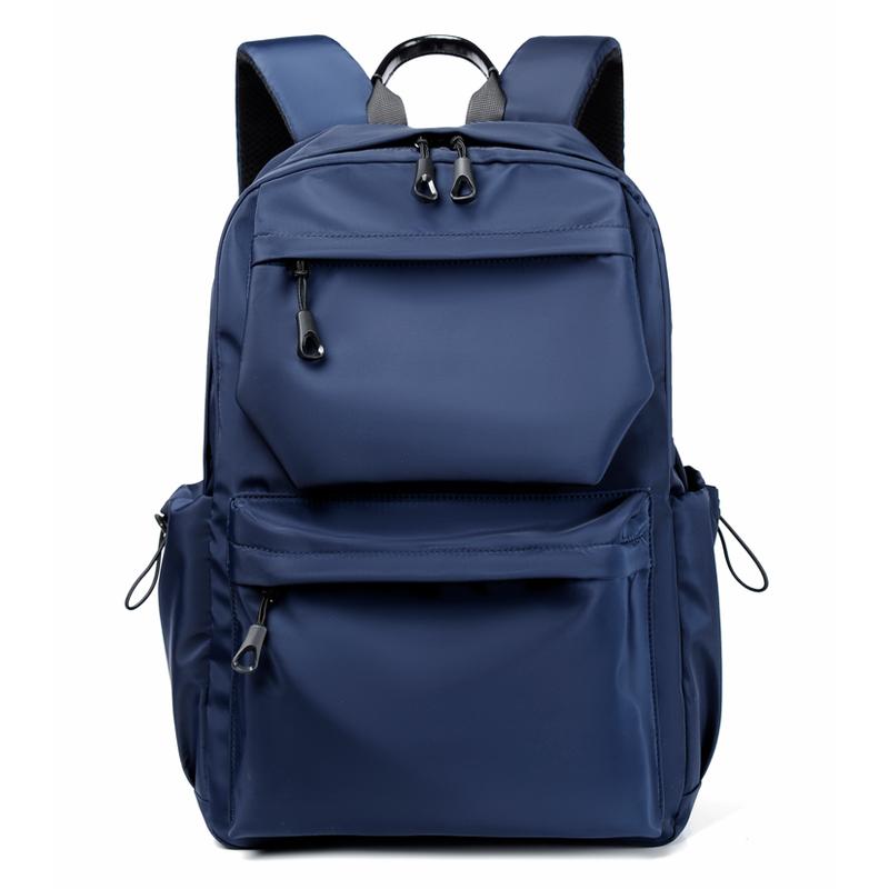 Men's Fashionable Large Capacity Simple Casual Business Backpack, Durable Oxford Neutral Style Lightweight Travel Backpack