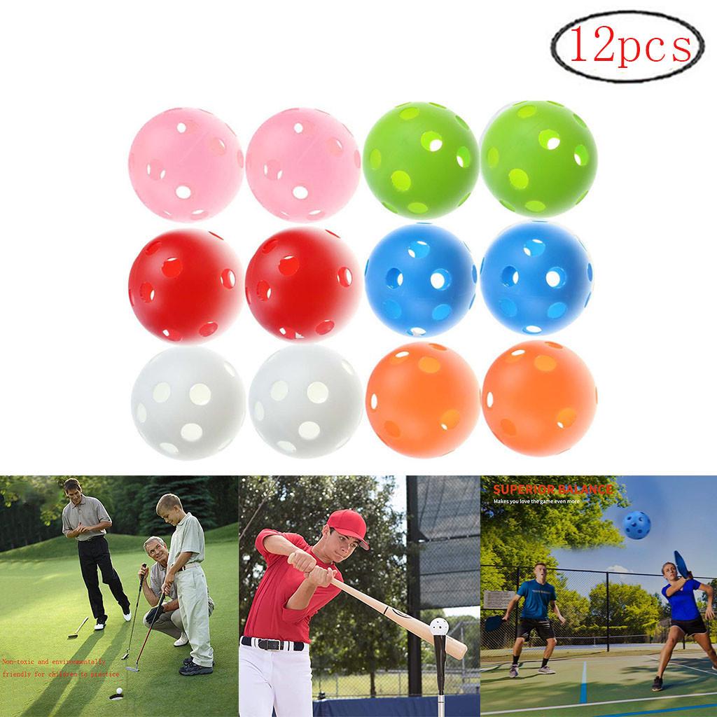 Hole Ball Poly Plastic Baseball Practice Training for Hitting Batting Bay