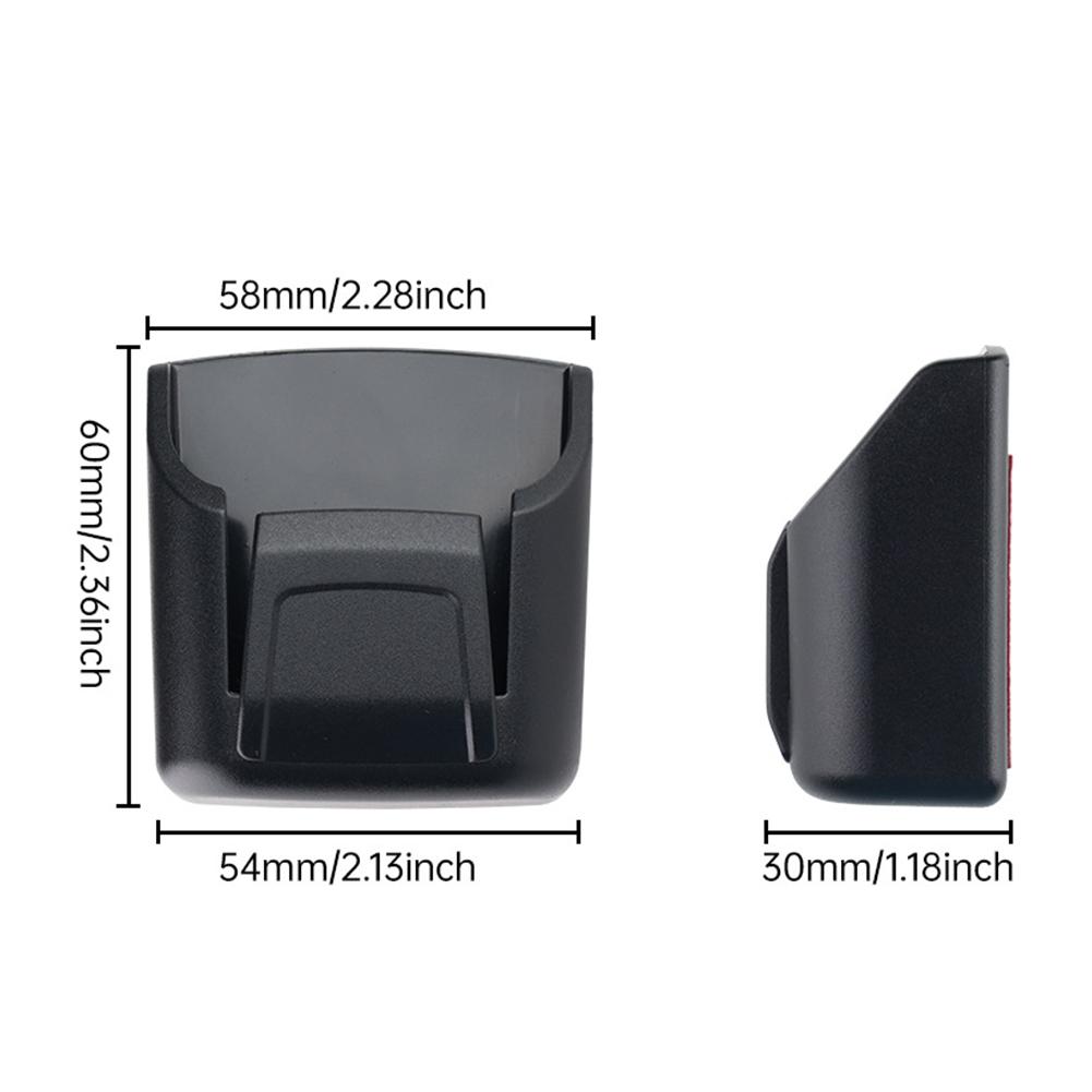 Car Key Holder Clip Car Interior Storage Box Dashboard Organizer Adhesive Mount For Card Key Rack Universal Fit