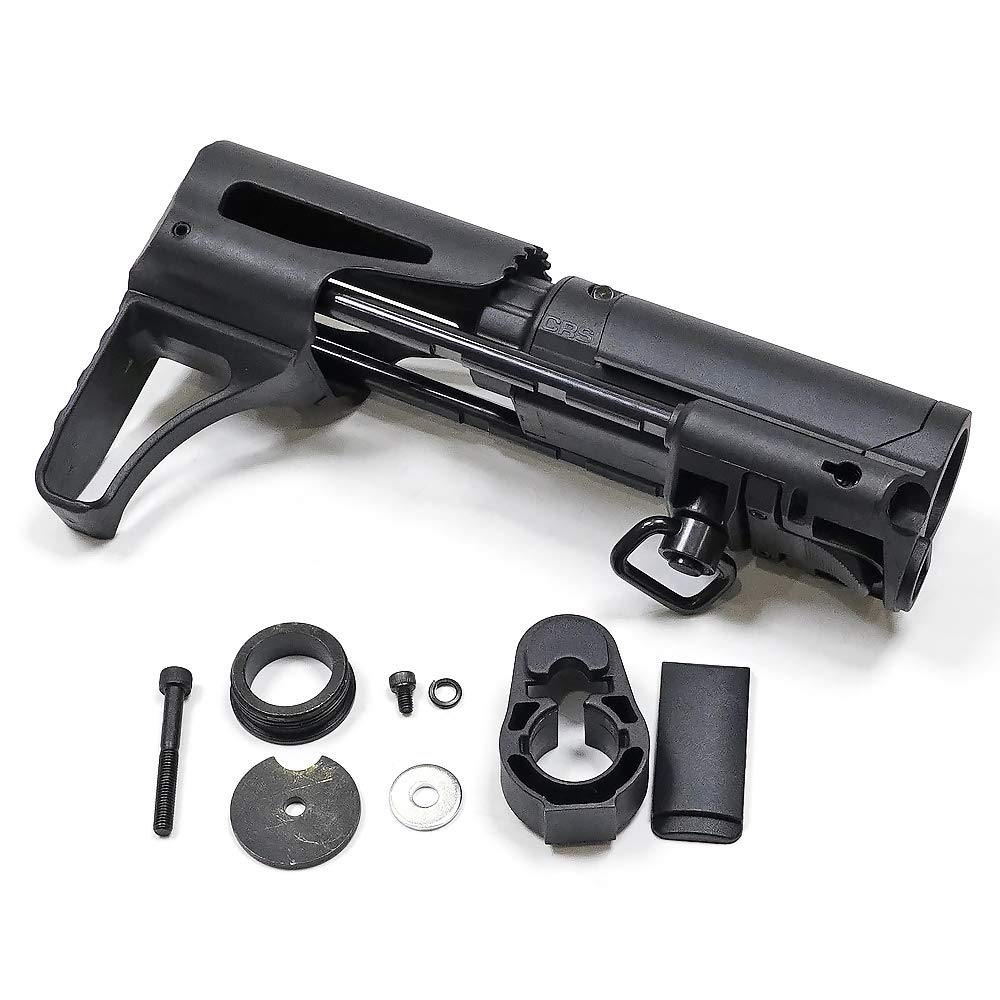 Ryohin Buhin Tokyo Marui Standard AEG M4 Compatible APS PDW CRS Stock - Sliding Stock Stringer Tank Stock/BK Black