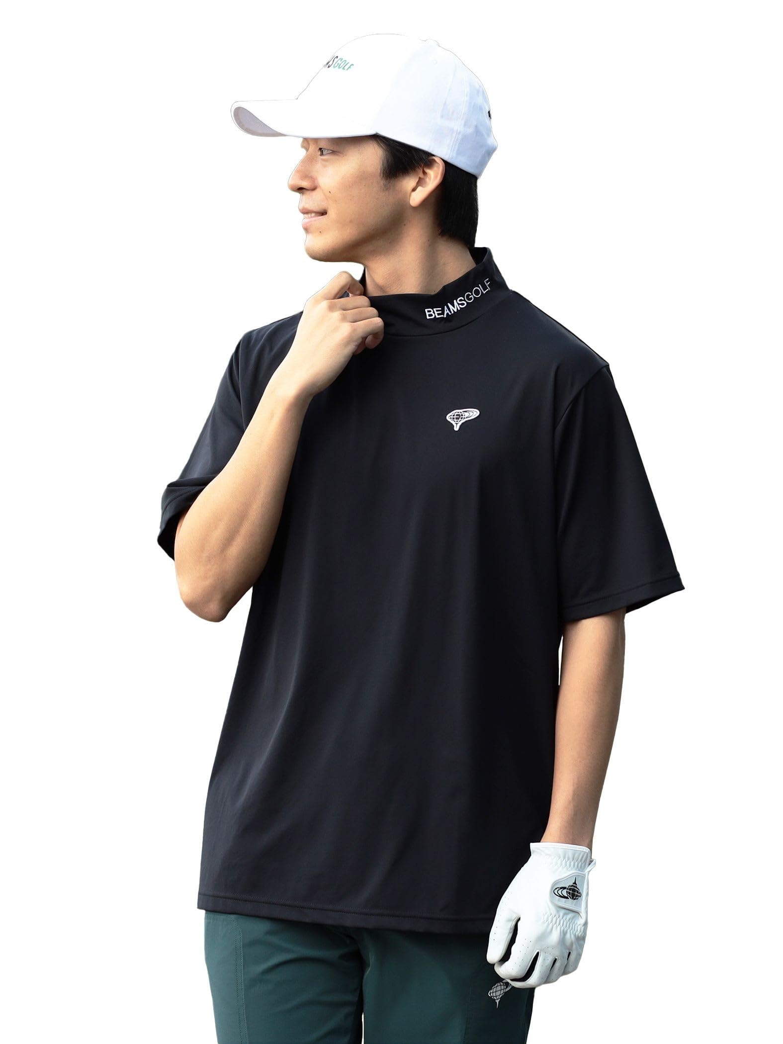 

Толстовка ORANGE LABEL One Point Mock Neck Shirt BLACK XL 82030150803 [Beams Golf] S/S MEN Мужской чёрный