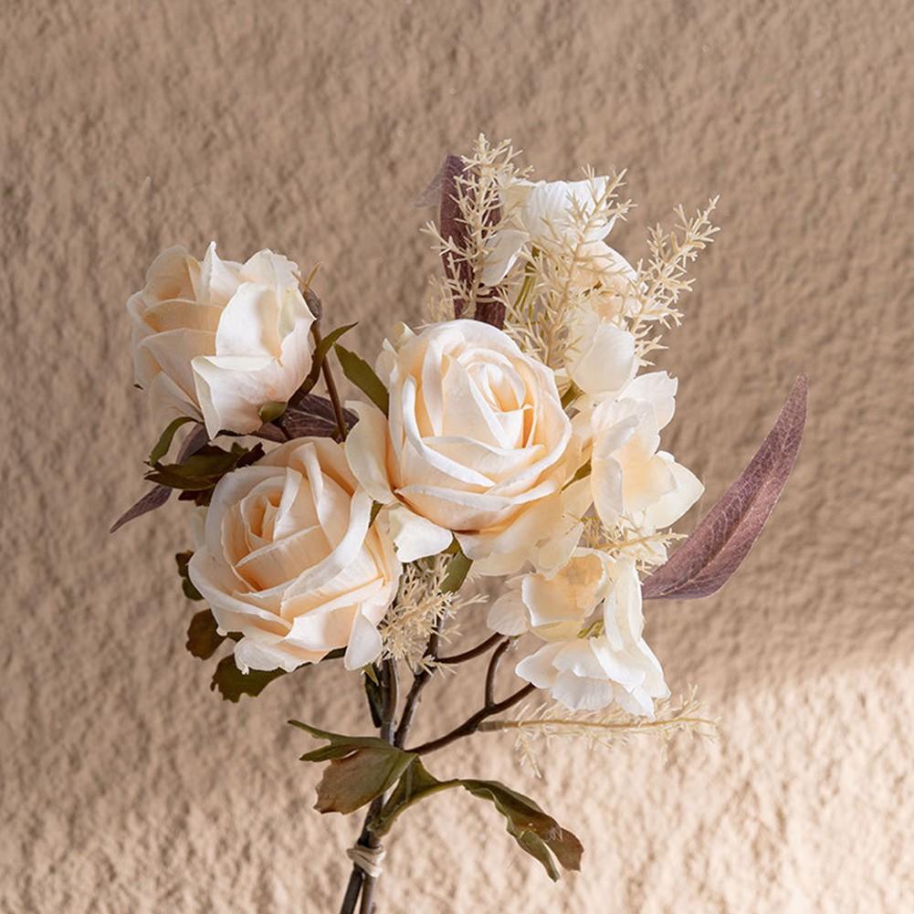 

Искусственные букеты роз Цветы, не требующие особого ухода Легкая цветочная композиция Apricot