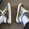 Original retro leopard print bread shoes women's tide autumn and winter new versatile sports and leisure board shoes