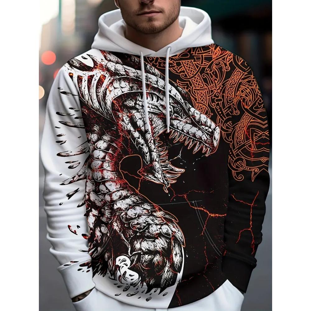 

Последняя толстовка с 3D-принтом с животным принтом, модный черный дизайн, мужская толстовка, уличная, ретро, харадзюку, мужская толстовка S