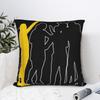 Sophie Pointing Meme Funny Basketball Pillow Cover  Kawaii Pillow Case For Living Room Chair Square Cushion Cover Gift